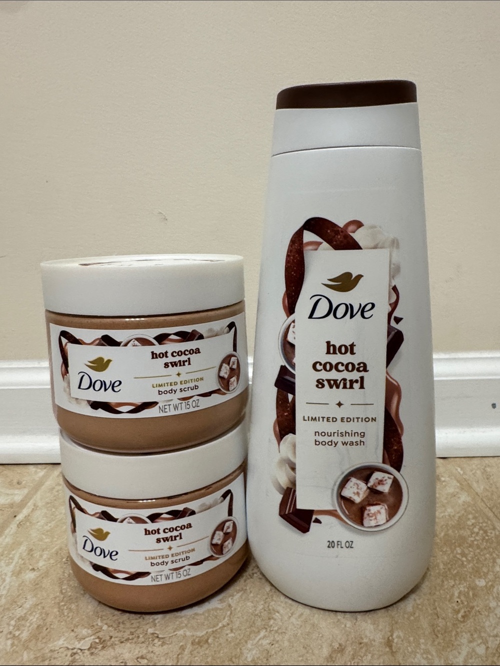 Hot Cocoa Swirl Nourishing Body Wash & Body Scrub